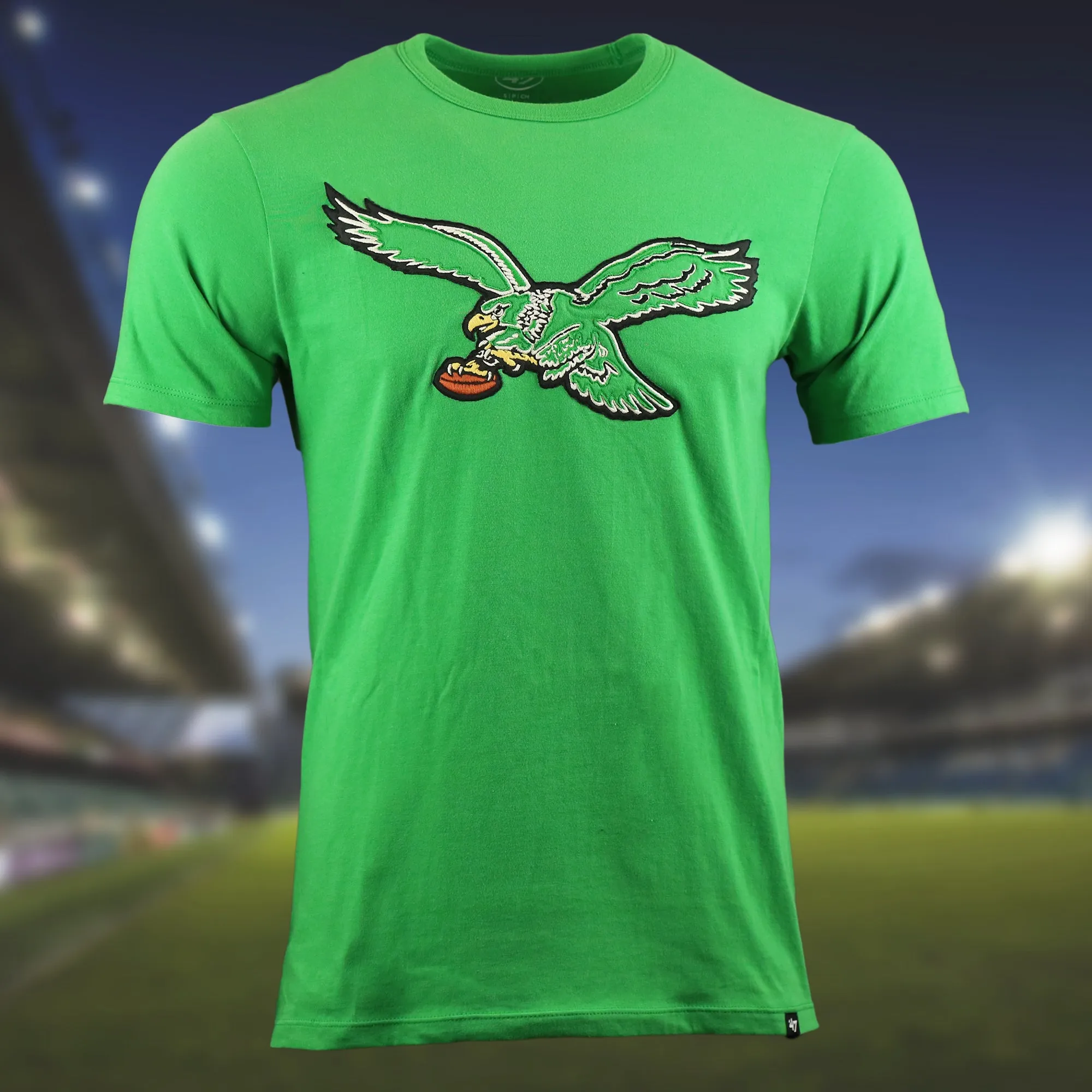 47 BRAND | PHILADELPHIA EAGLES | FRANKLIN KNOCKOUT FIELDHOUSE | LEGACY | T-SHIRT | ORCHARD GREEN