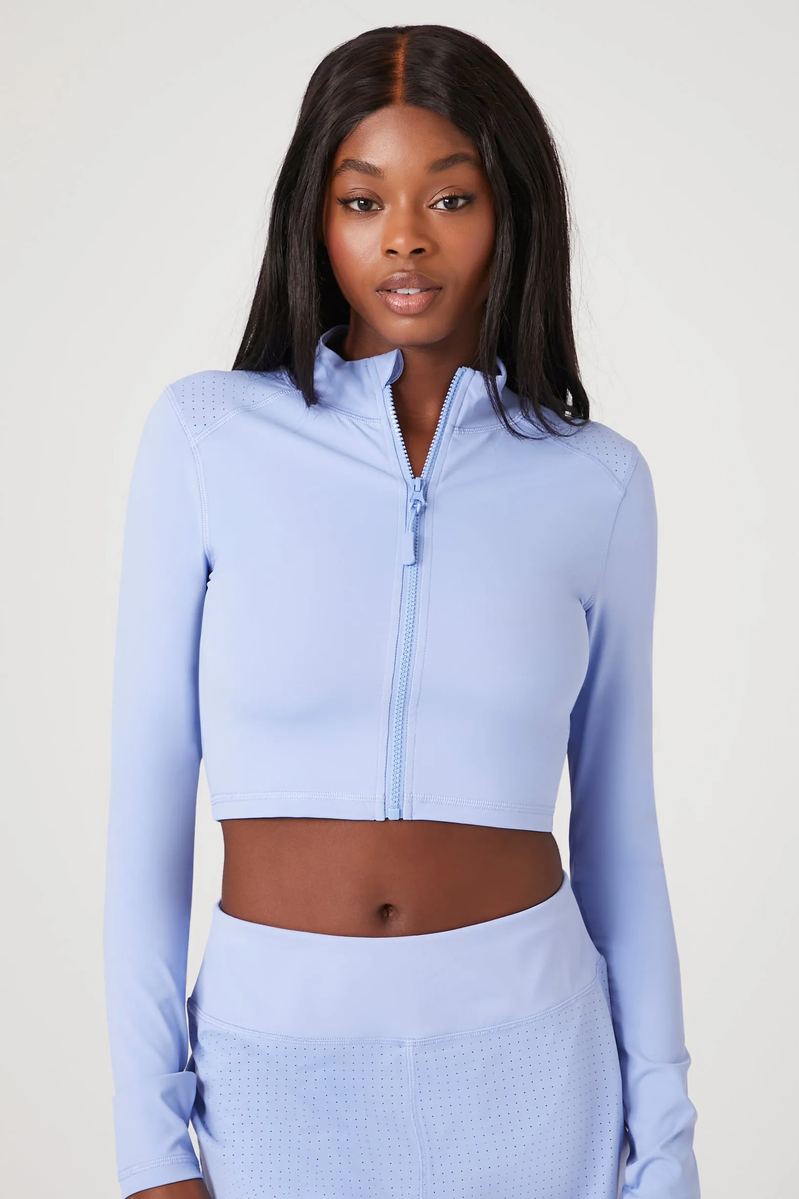 Active Zip-Up Cropped Jacket