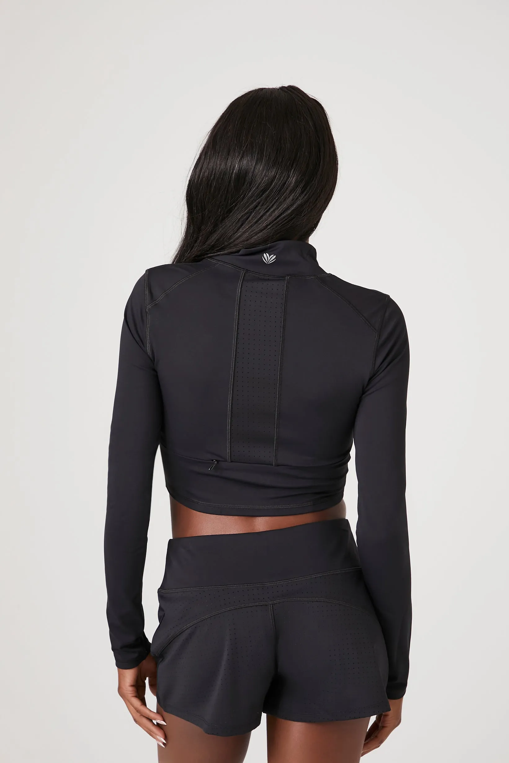 Active Zip-Up Cropped Jacket