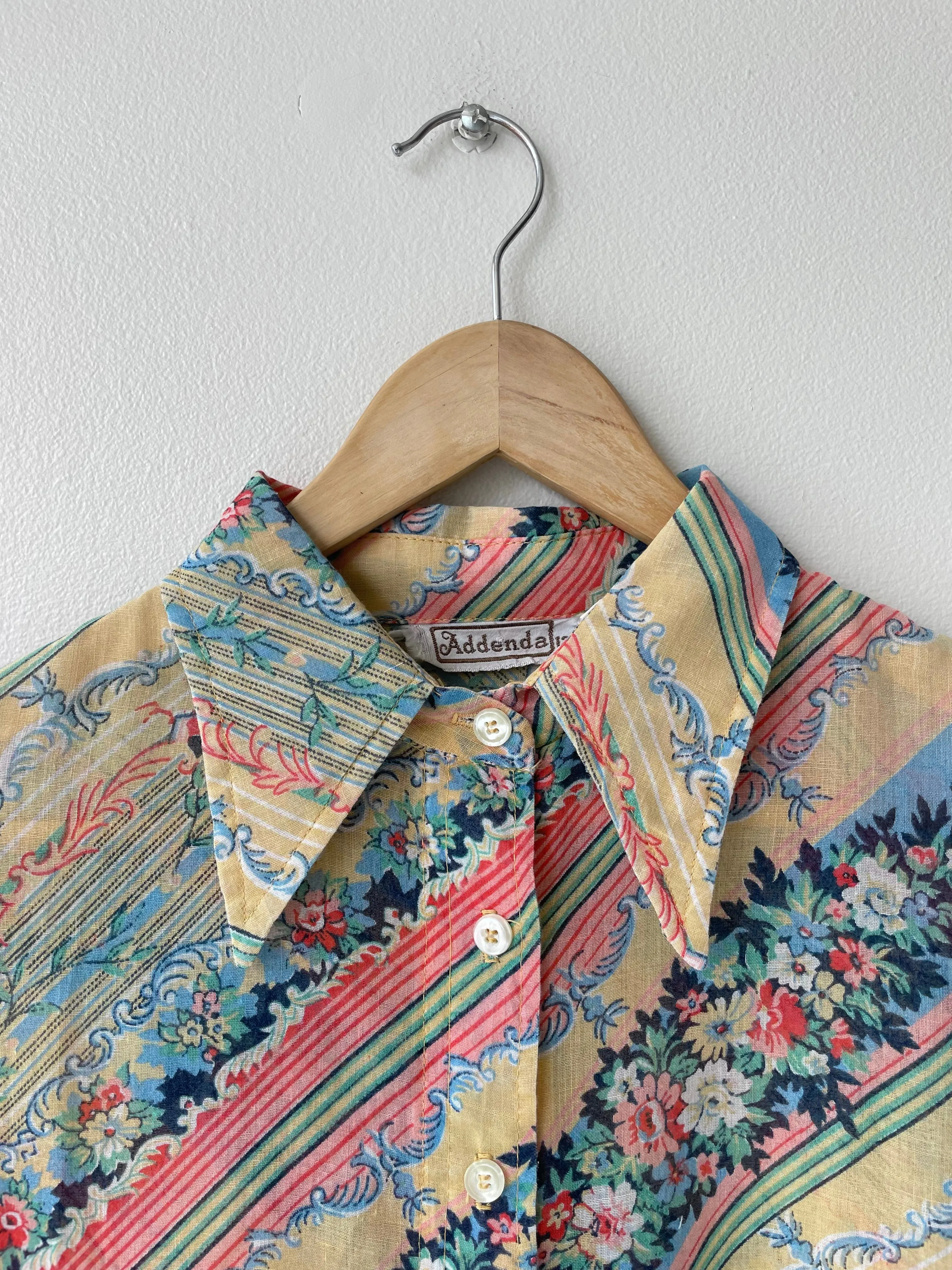 Addenda Dagger Collar Shirt | 1970s