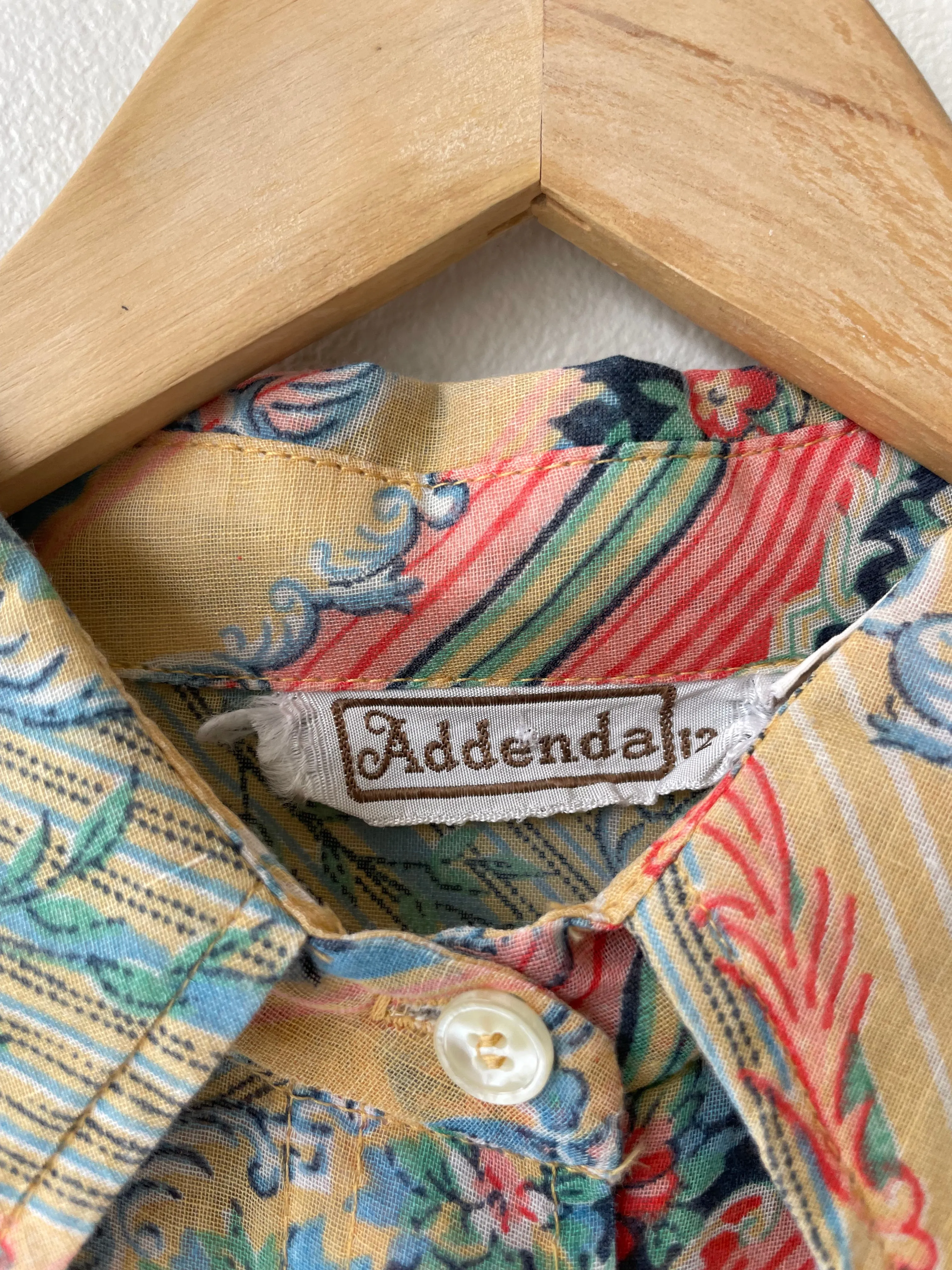 Addenda Dagger Collar Shirt | 1970s