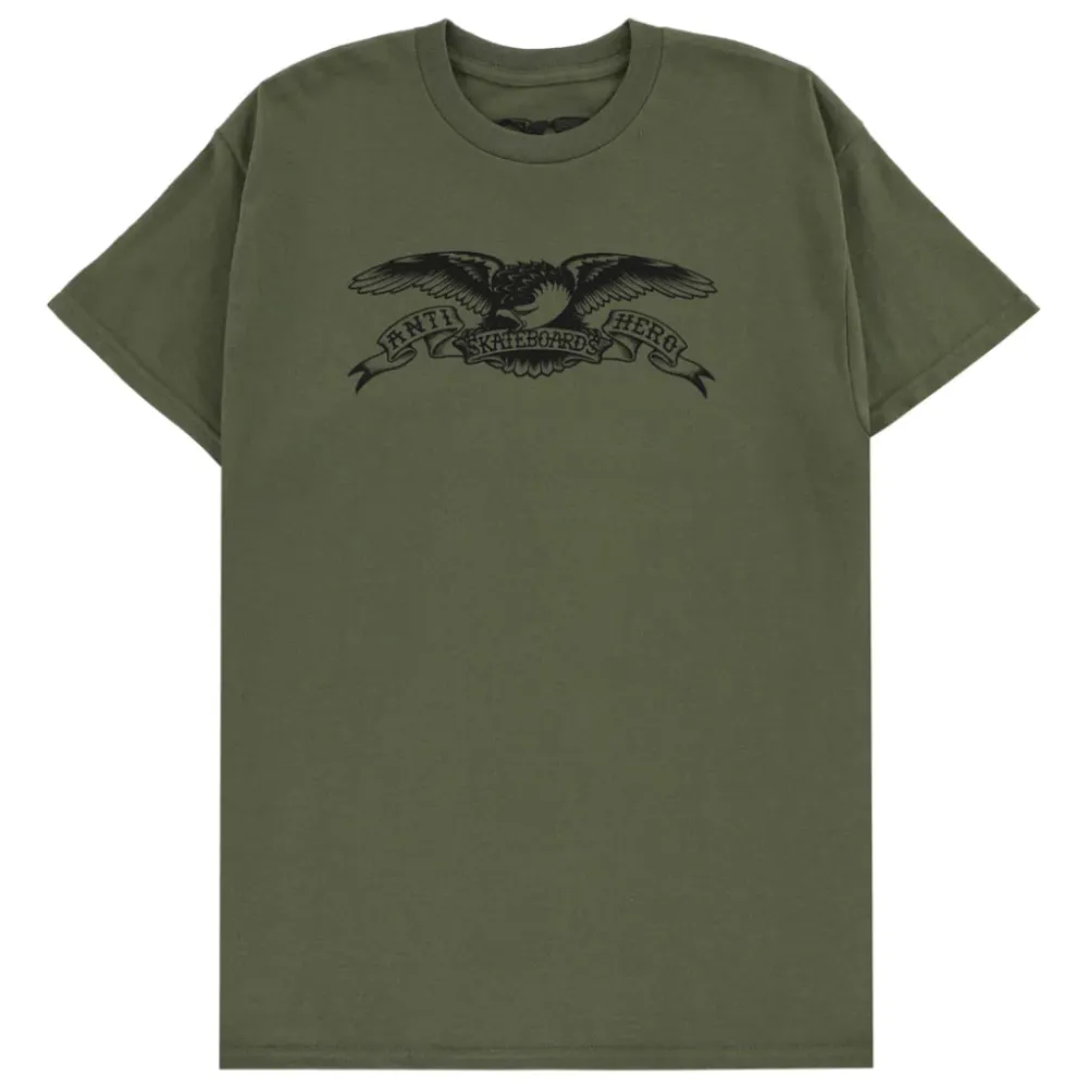 Anti Hero Basic Eagle T-Shirt Military Green/Black