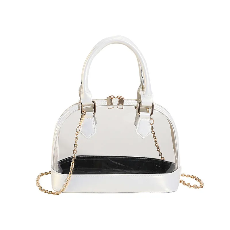 Arabell Clear Handbag in White