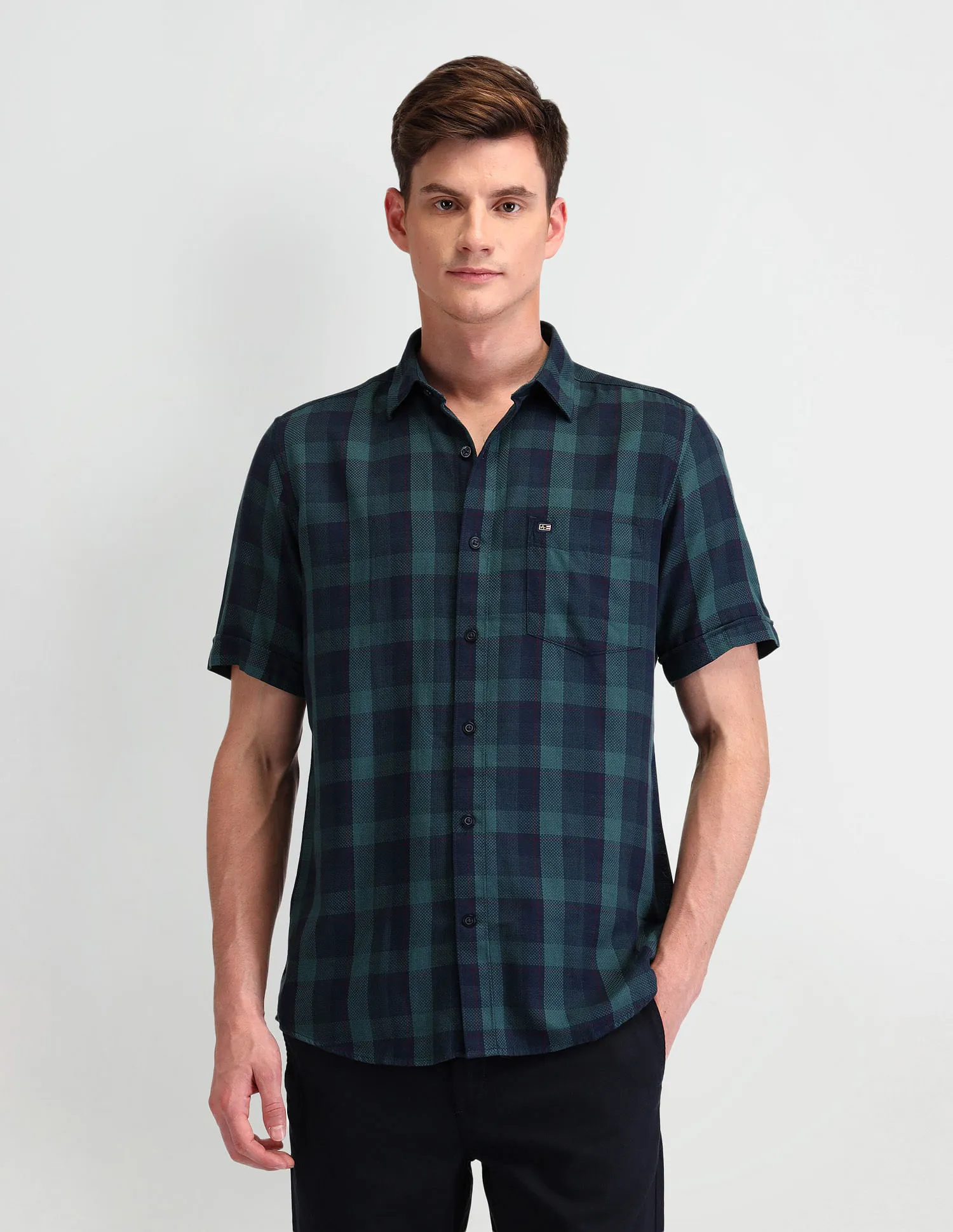 Arrow Sport Regular Fit Buffalo Checks Shirt