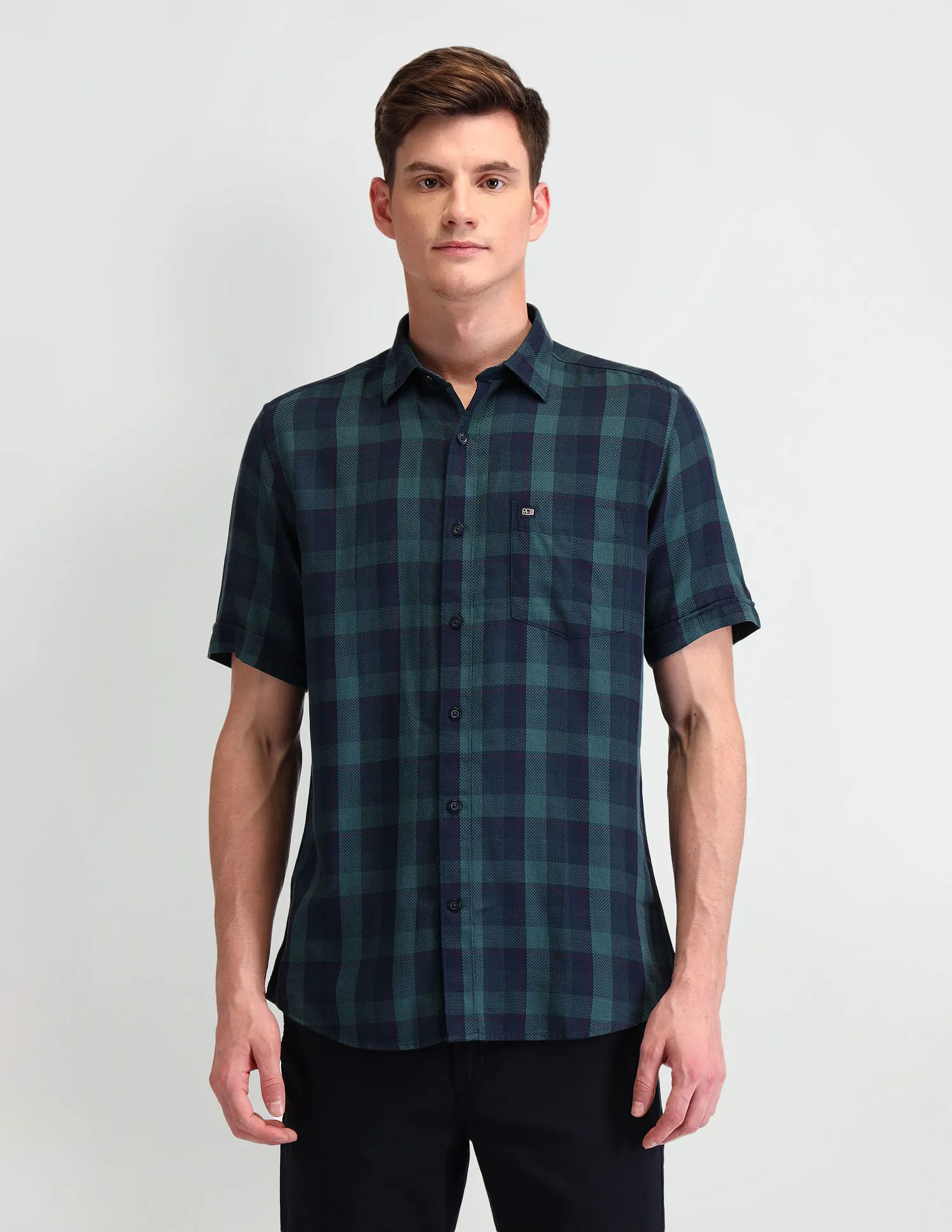 Arrow Sport Regular Fit Buffalo Checks Shirt