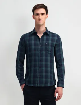 Arrow Sport Slim Fit Buffalo Checks Shirt