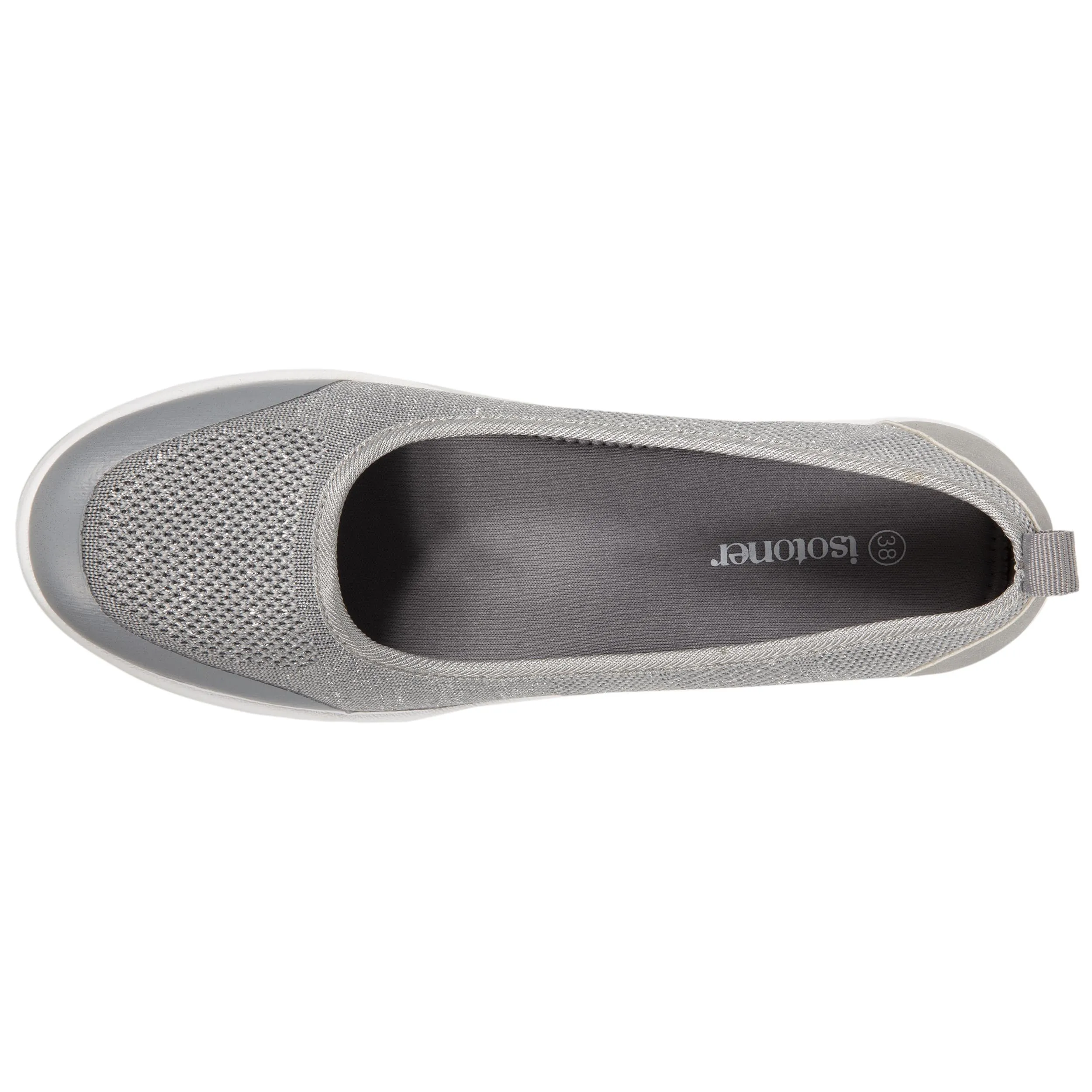 Ballerines Femme slip-on Gris