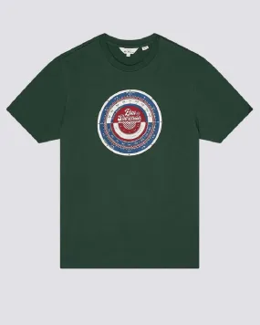 Ben Sherman Radio Dial T Shirt Dark Green