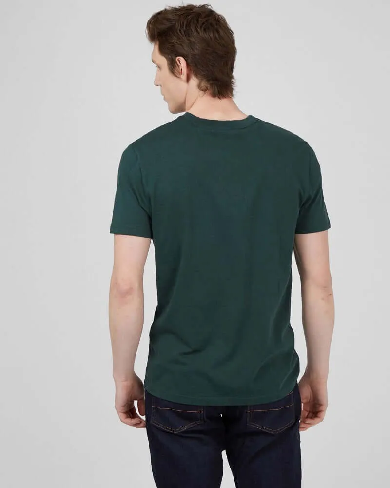 Ben Sherman Radio Dial T Shirt Dark Green