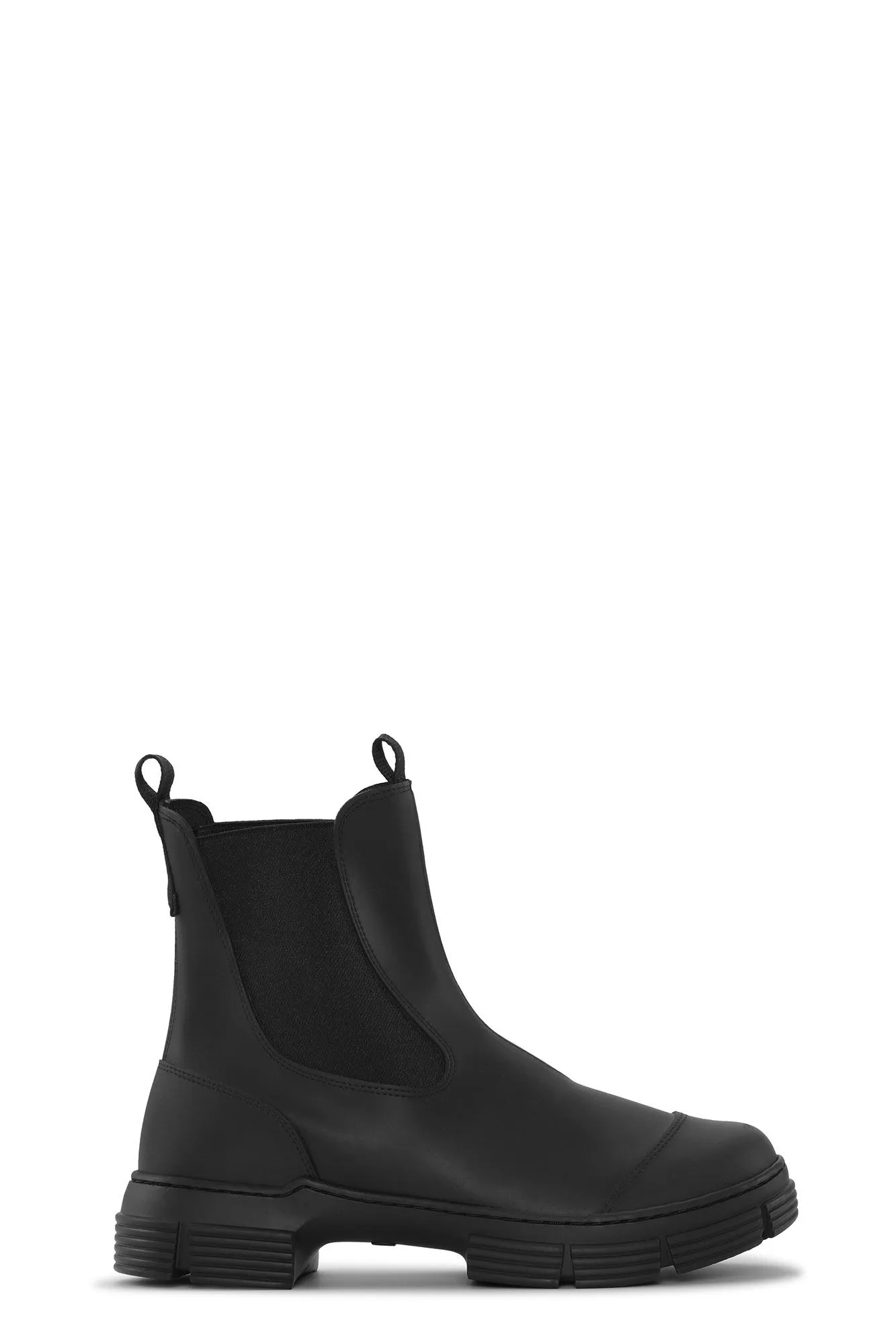 Black Rubber City Boots