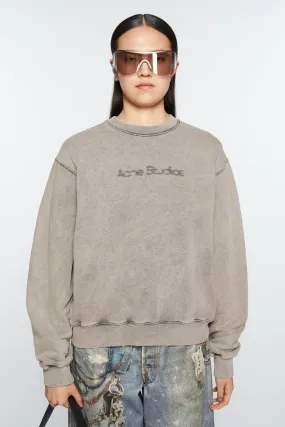 Blurred logo sweater