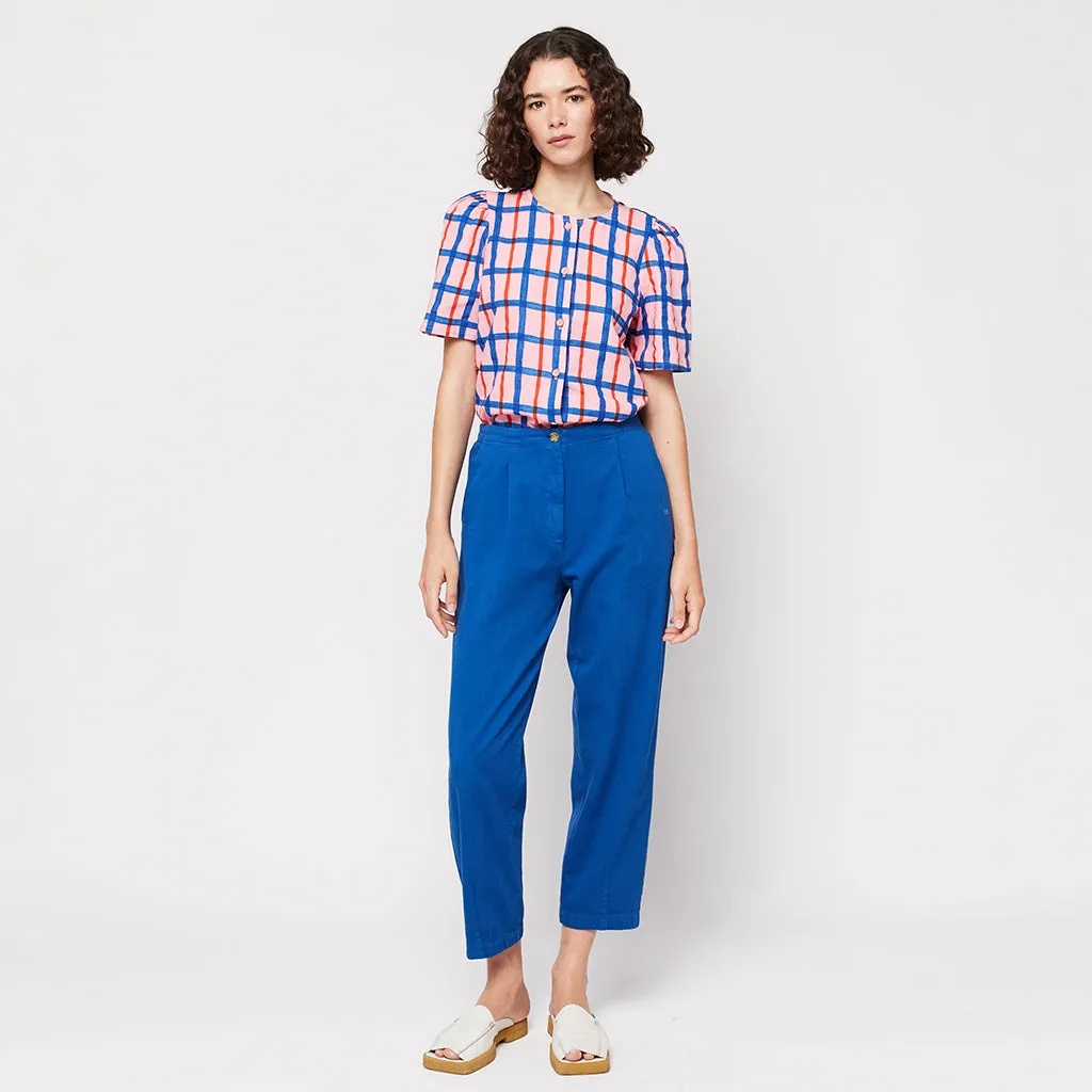 Bobo Choses Woman Buttoned Shirt Pink Checks