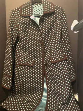 Boden Polkadot Wool Jacket (Size 10)