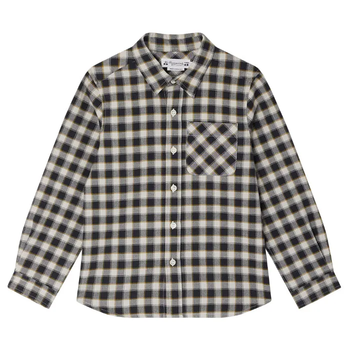 Bonpoint Child Tango Shirt Black Checks