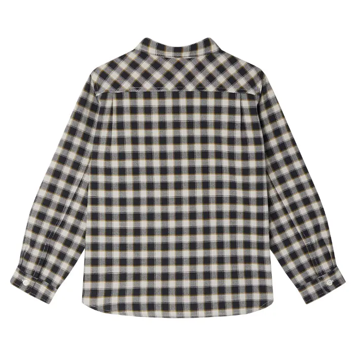 Bonpoint Child Tango Shirt Black Checks