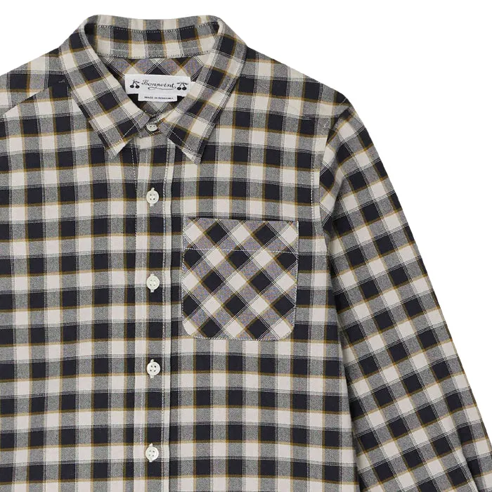 Bonpoint Child Tango Shirt Black Checks