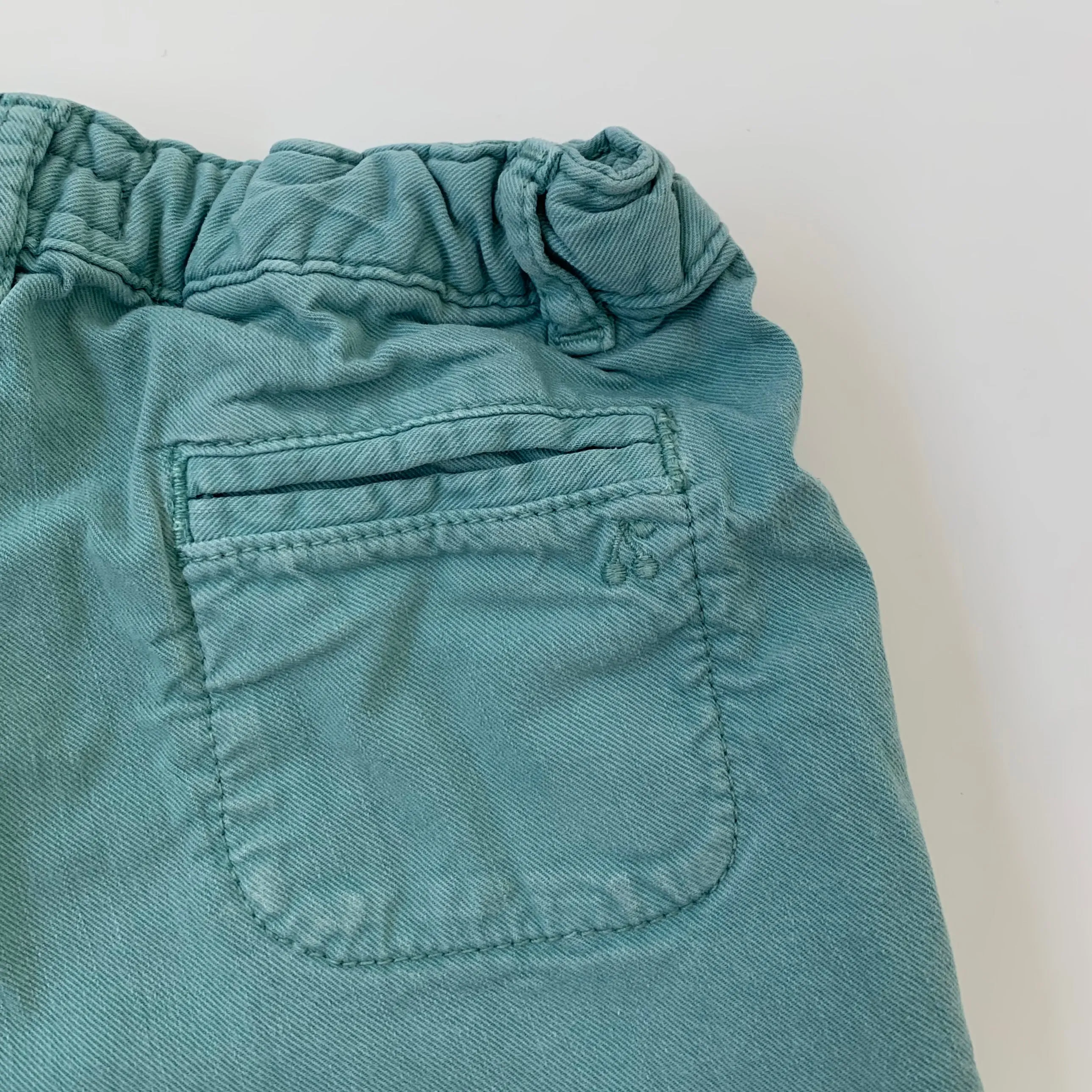 Bonpoint Dusty Green Chino Shorts: 3 Years