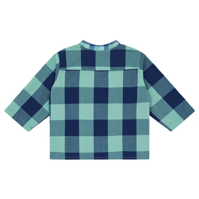 Bonton Baby Gabin Shirt Green Checks