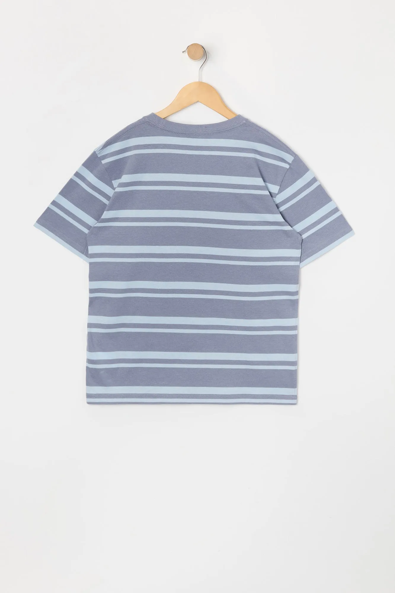 Boys Striped Crewneck T-Shirt