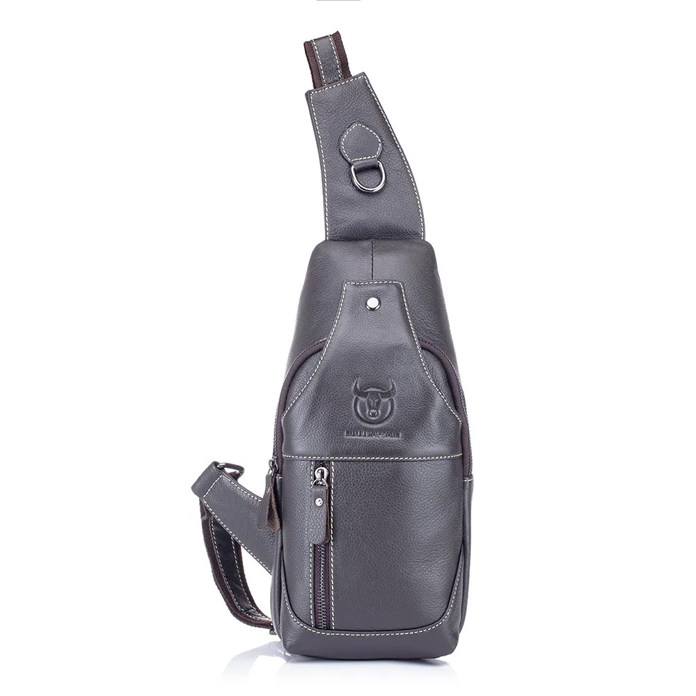 BULLCAPTAIN Genuine Leather Backpack