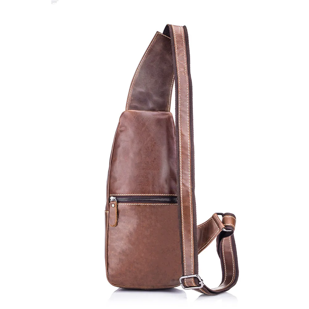 BULLCAPTAIN Genuine Leather Backpack