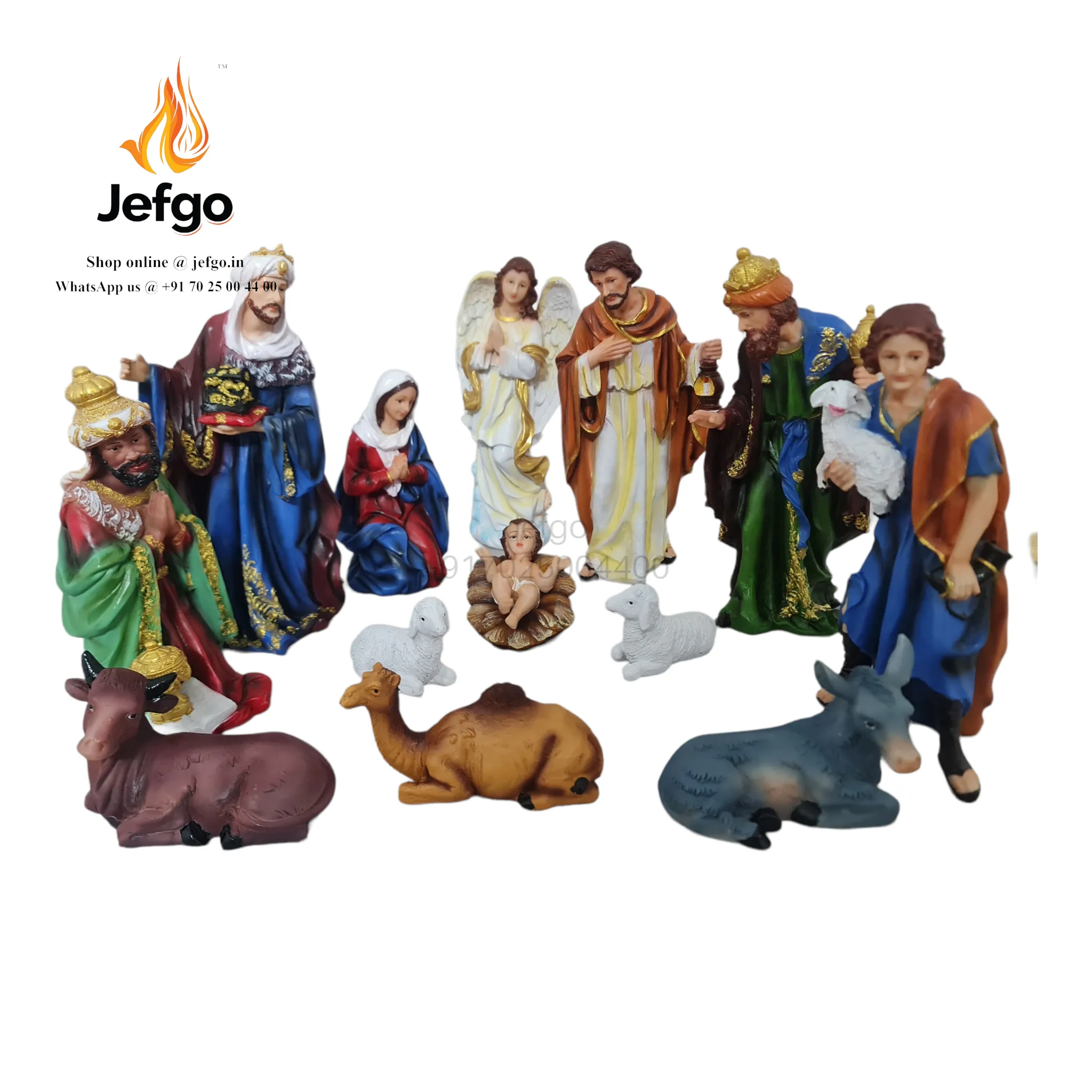 Buy Christmas Nativity Set for Decoration 12 inch