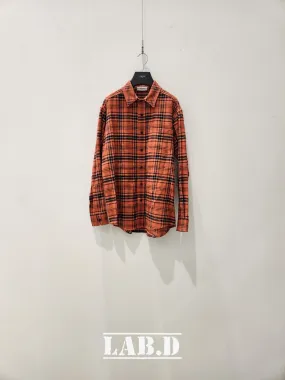 CELINE  |oversized shirt in cotton checks