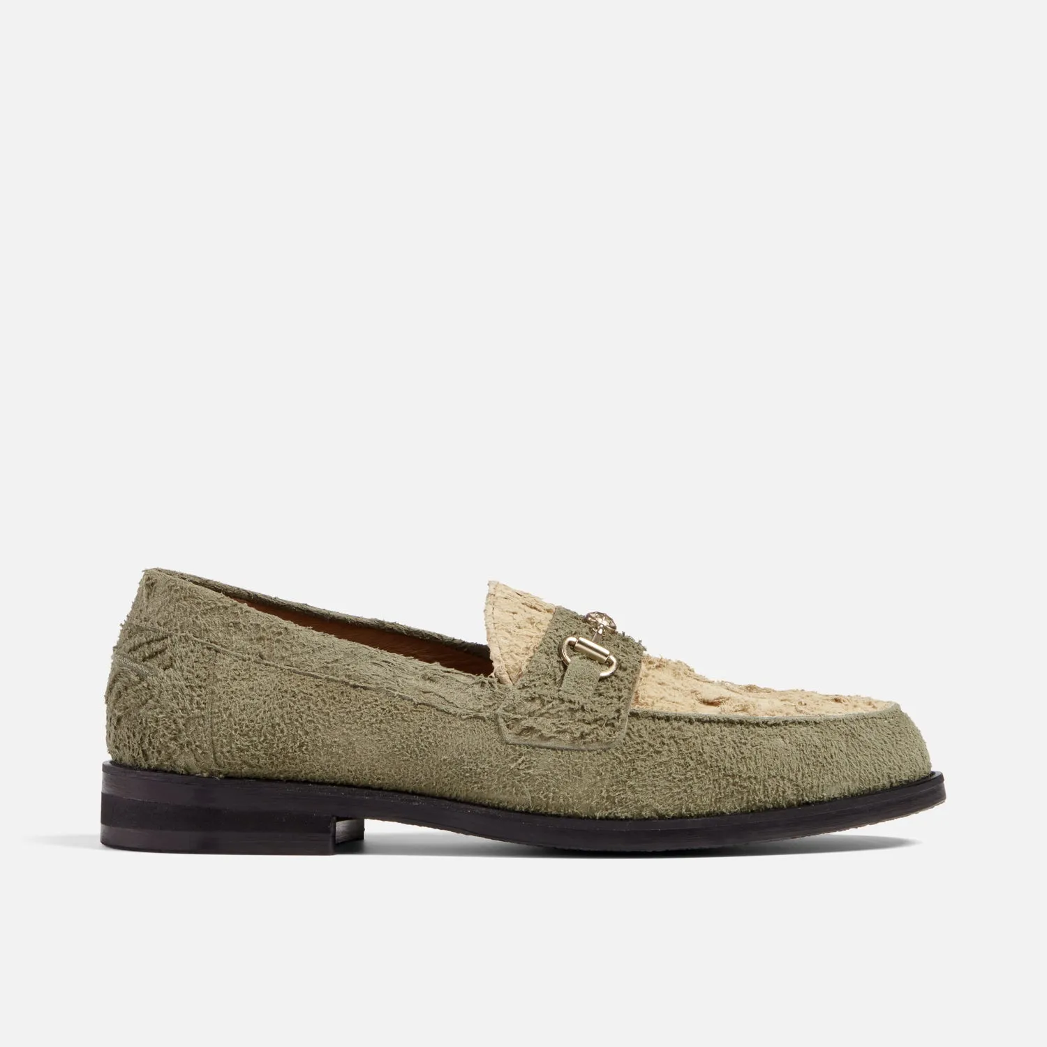 Checks Butter + Avocado Bit Loafer - Men's