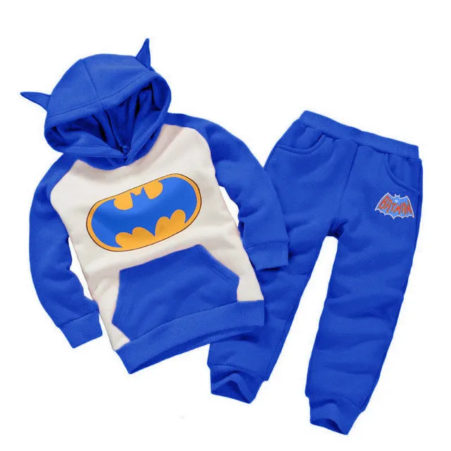 Children Clothing Sets Spring Autumn baby Boys Girls Clothing Sets Fashion Hoodie+pants 2 Pcs suits 2018 1-6 years kids clothes