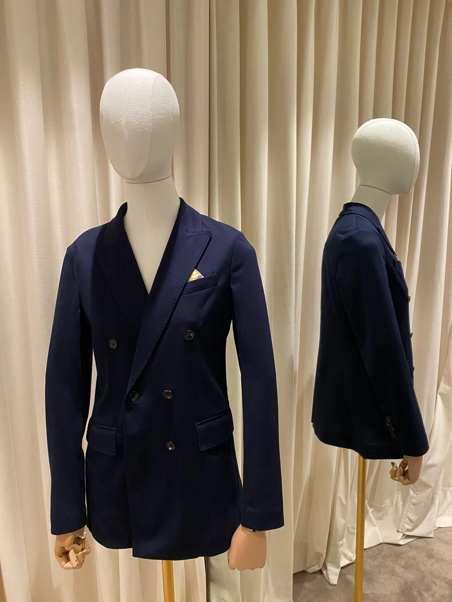 Circolo Blazer doppiopetto blu navy