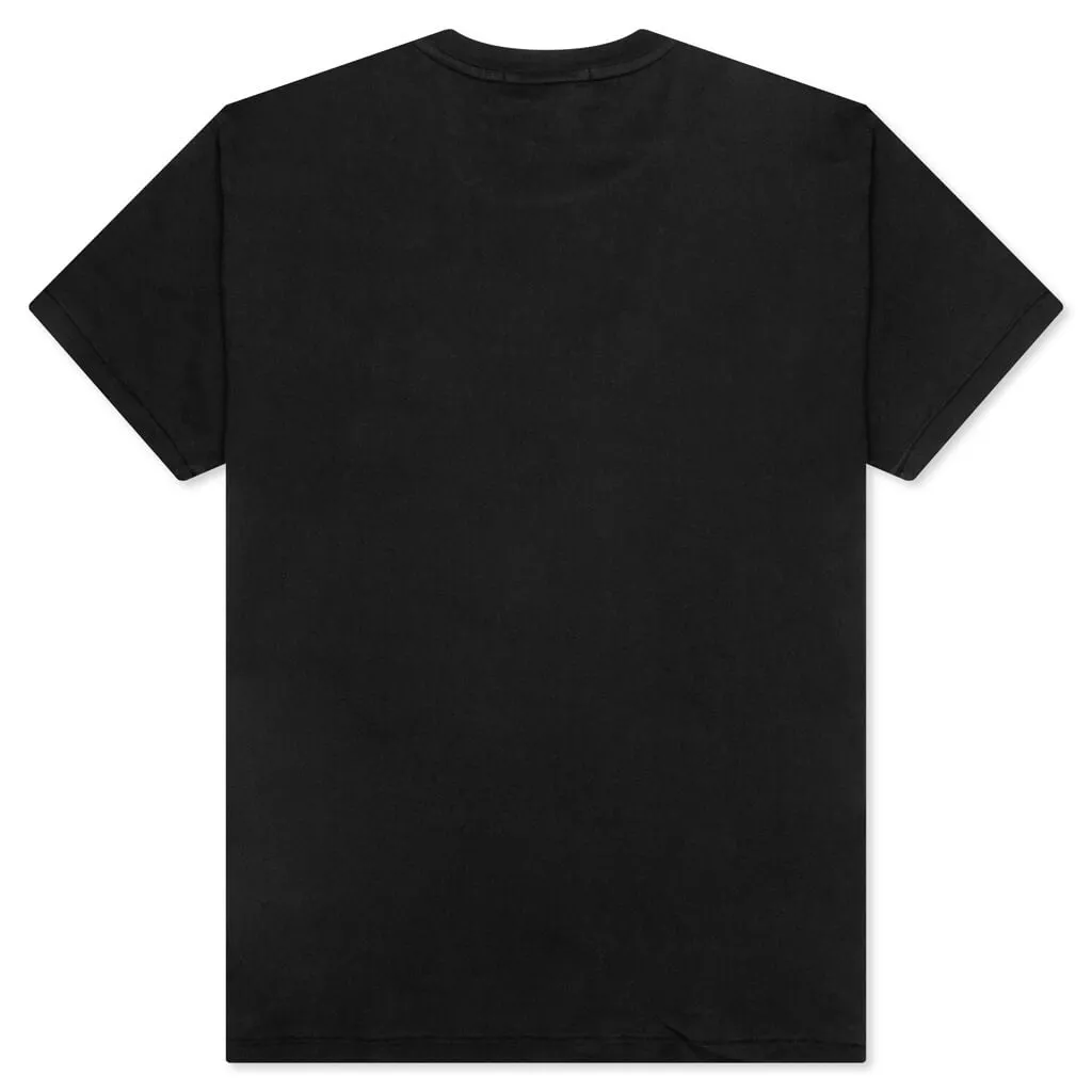 Compass Patch Logo S/S T-Shirt - Black