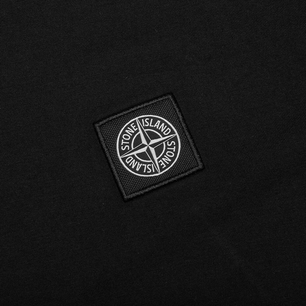 Compass Patch Logo S/S T-Shirt - Black