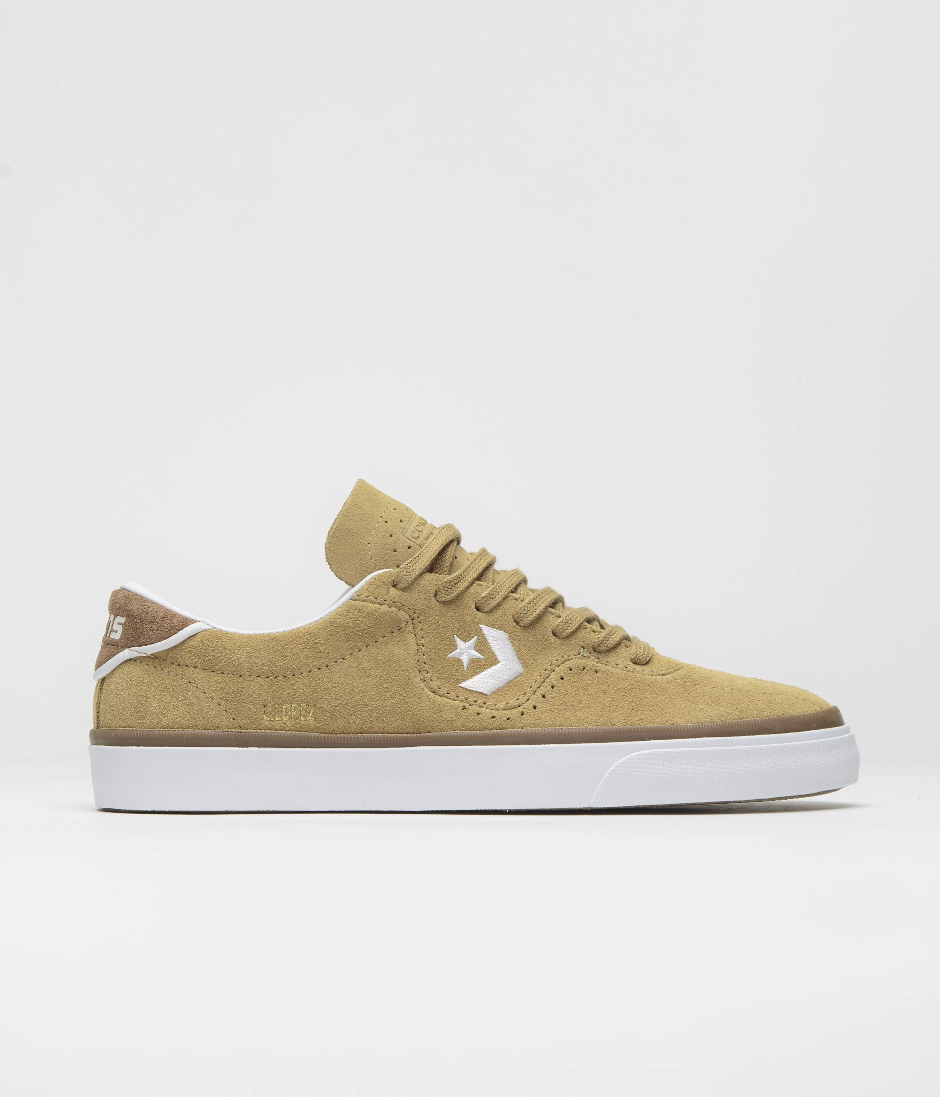 Converse Cons Louie Lopez Pro Ox Shoes - Toadstool Tan / Dark Whiskey