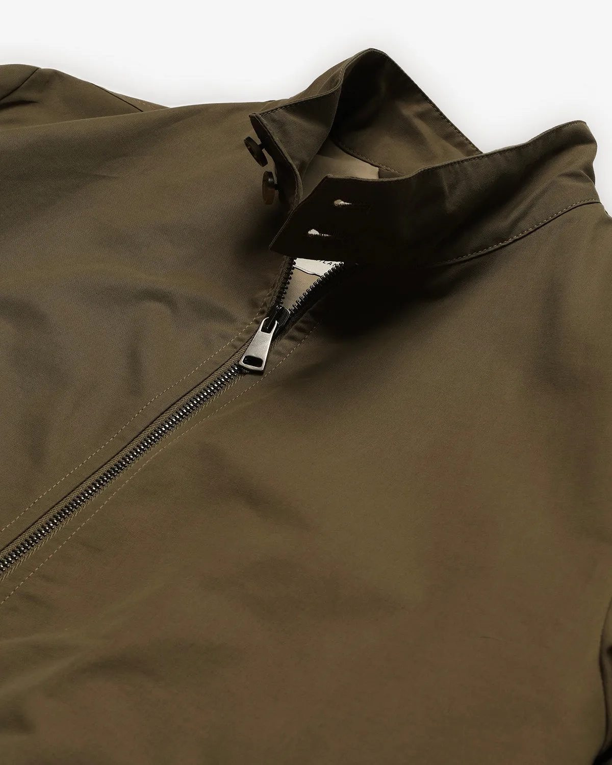 COTTON/NLYON ZIP JACKET OLIVE