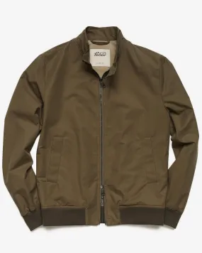 COTTON/NLYON ZIP JACKET OLIVE