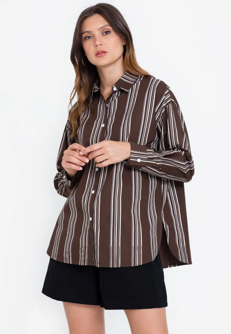 DEX Striped Shirt