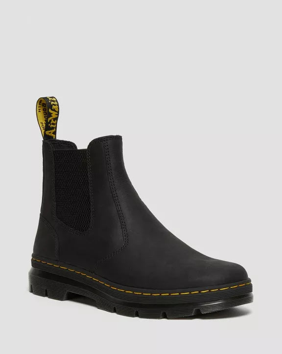 Dr Martens - Men's Embury Leather Black Casual Chelsea Boots 26002001