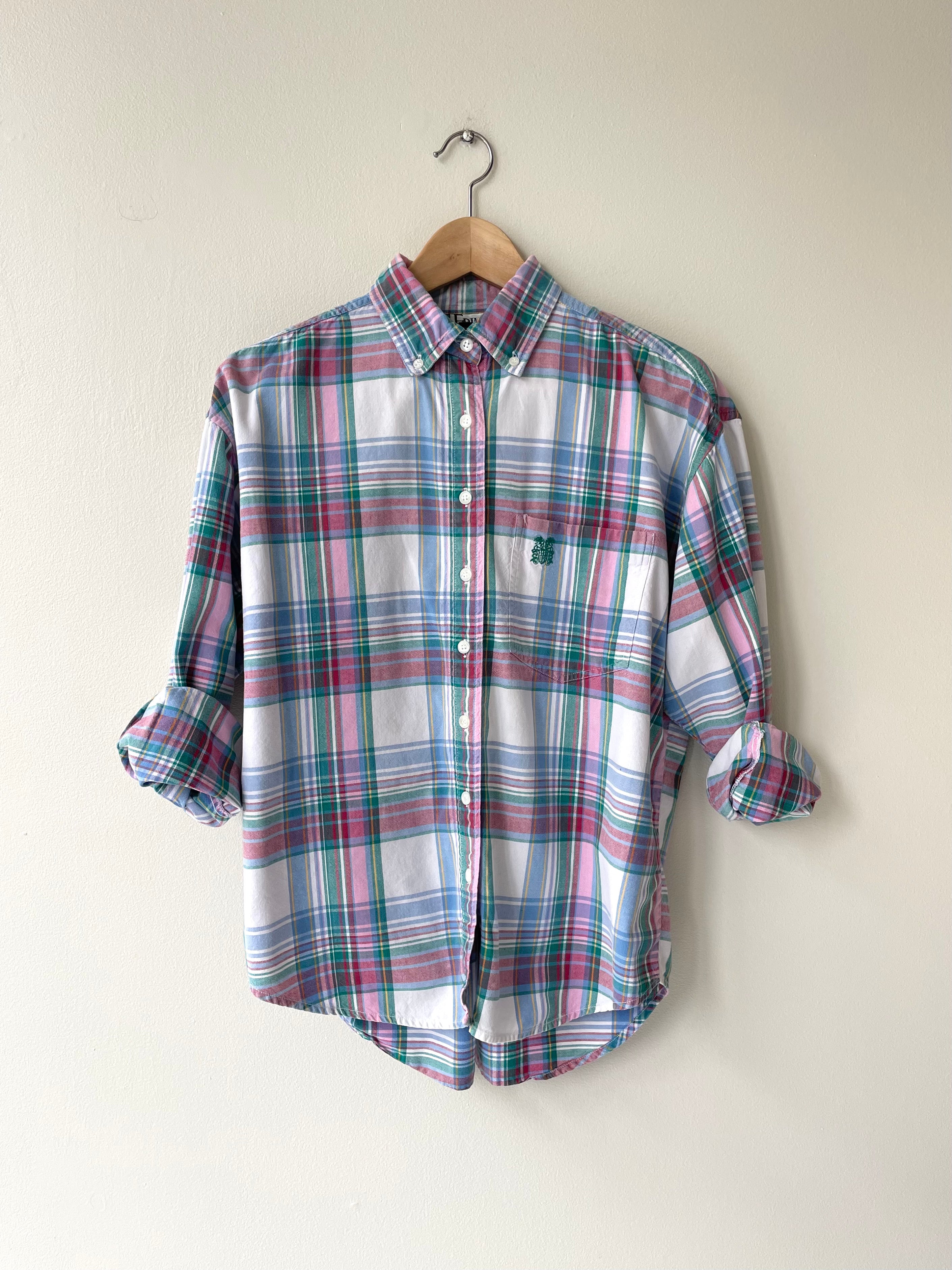 Erika Plaid Button Down