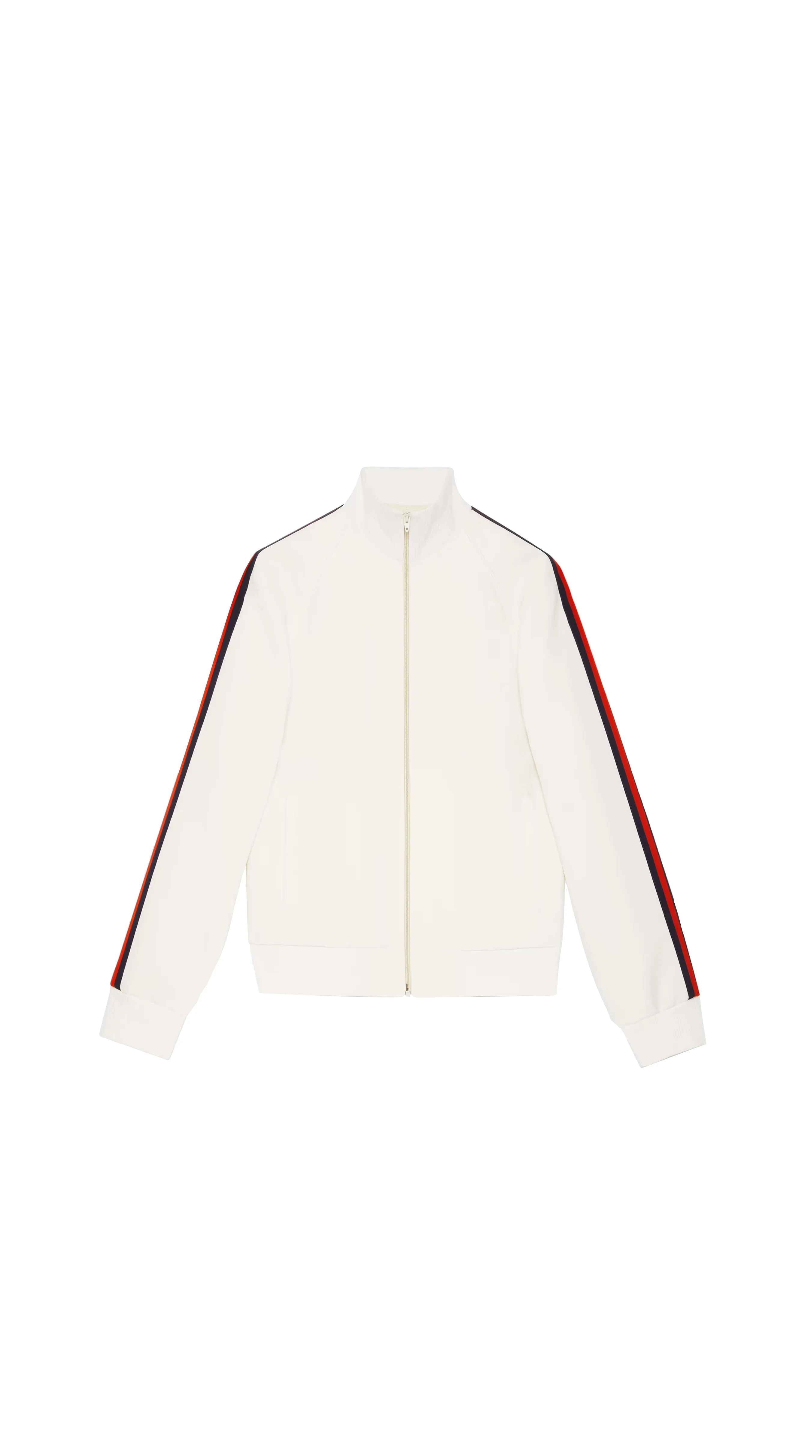 Fluid Drill Zip Jacket - White