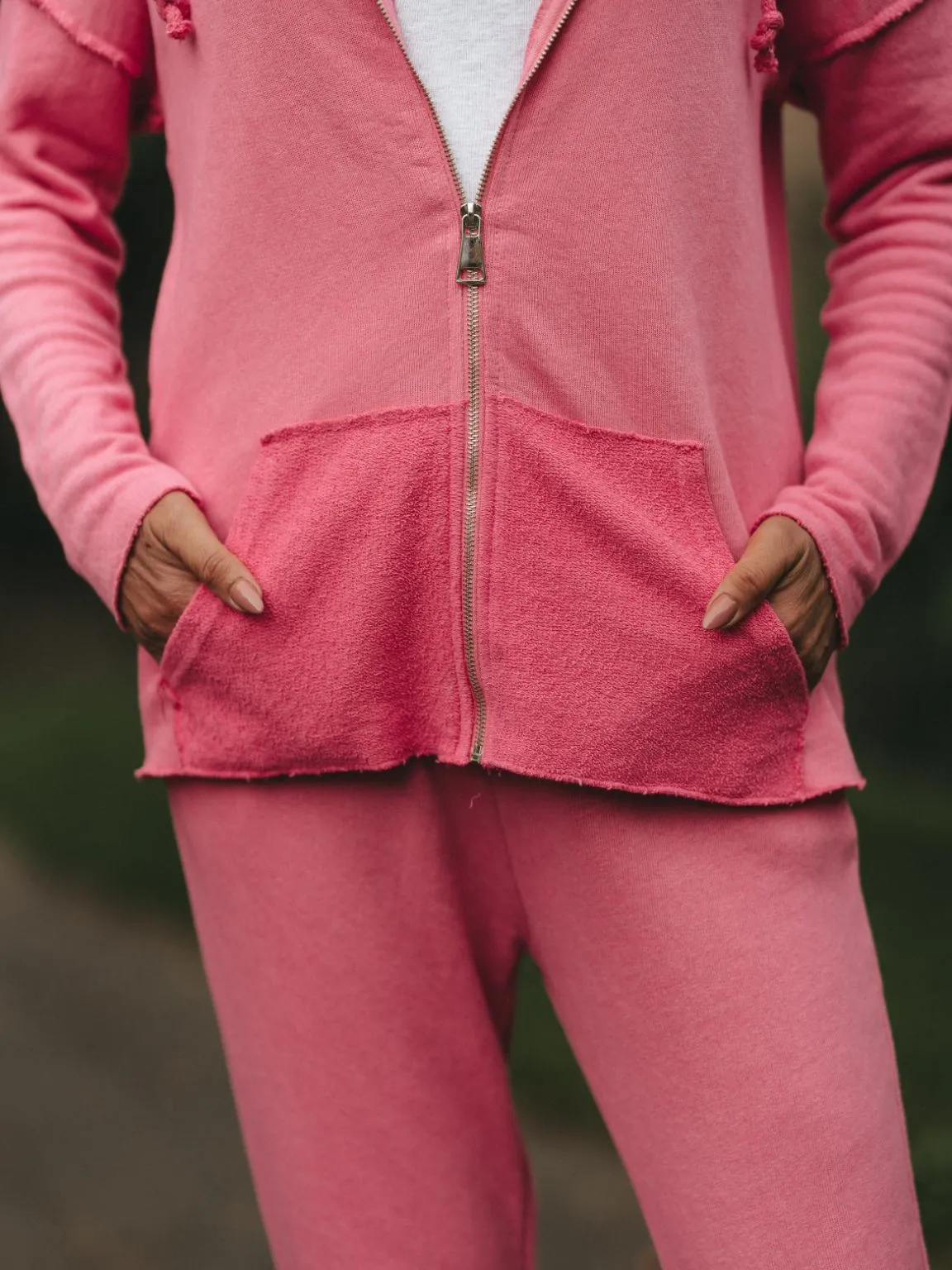 Fuschia Aurora Zip Jacket