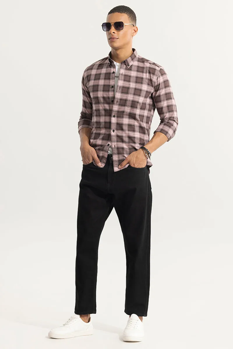 Gazing Grid Brown Checks Shirt