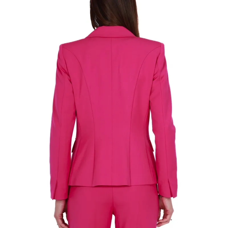 GIACCA BLAZER MONOPETTO, FUXIA