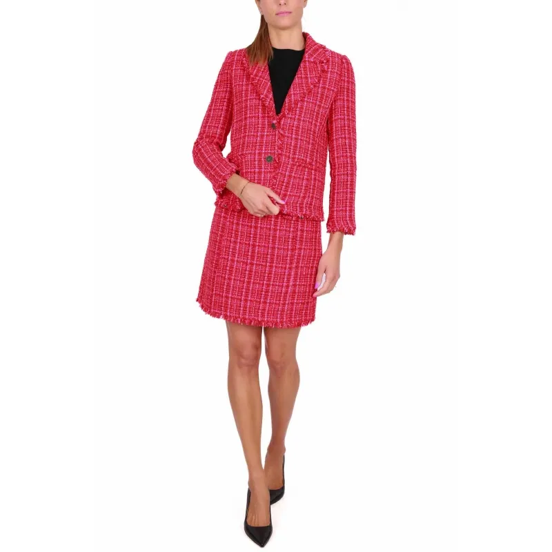 GIACCA BLAZER MONOPETTO, ROSSO