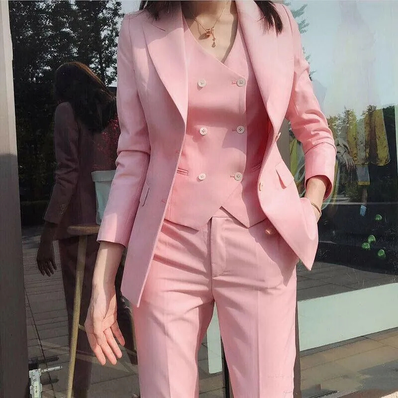 Glamorous Ladies Three Piece Pantsuit