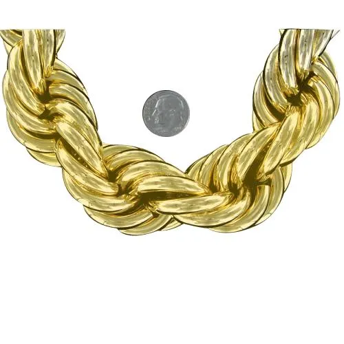 Gold Dookie Rope Chain 30MM