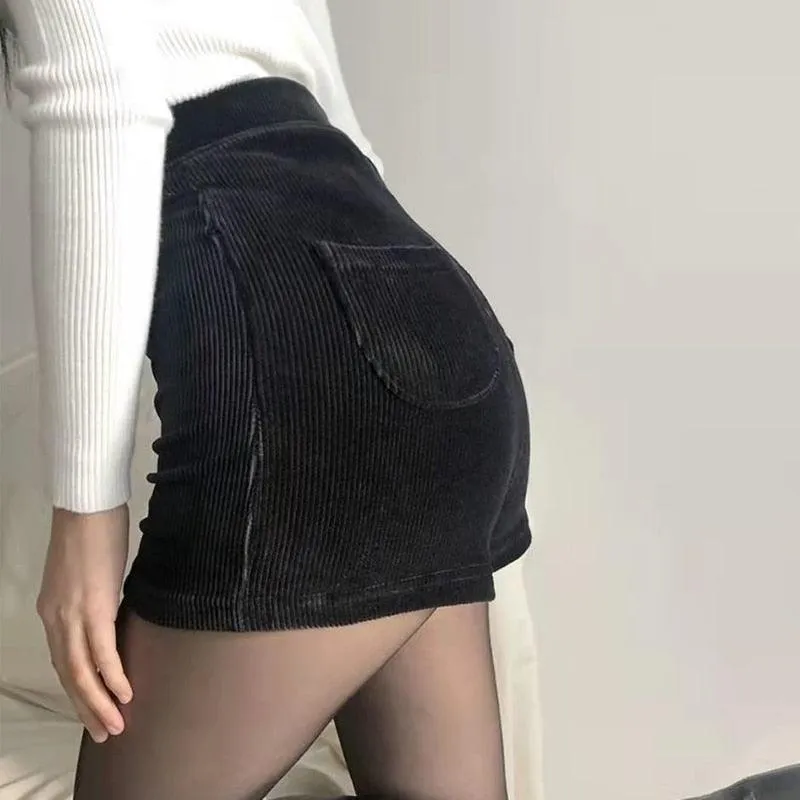 Goth High Waist Shorts