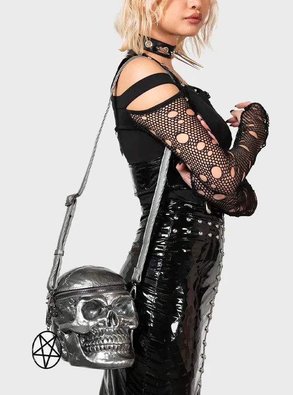 Grave Digger Skull Handbag