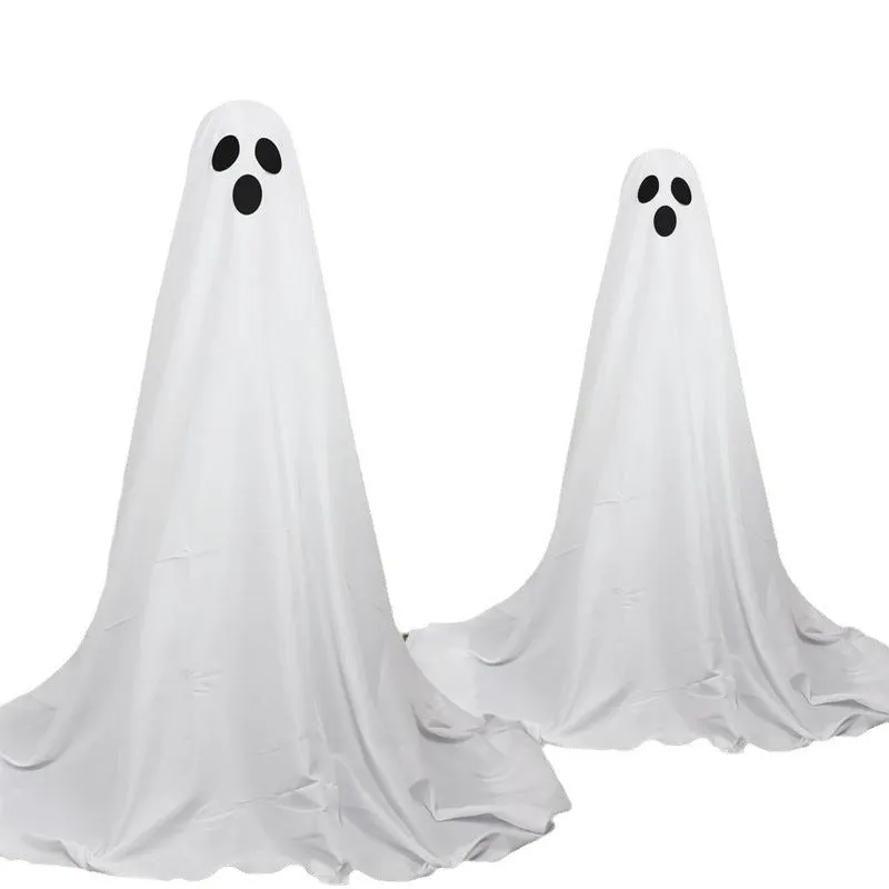 Halloween Ghost Decor,  Light Up Ghost Stands for Indoor and Outdoor Decoration, 2pcs