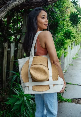 Hat Attack - The Original Canvas Traveler Bag - Solid Natural