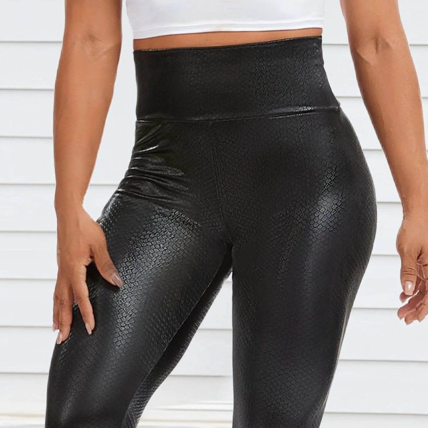 High Waist Elastic Leggins